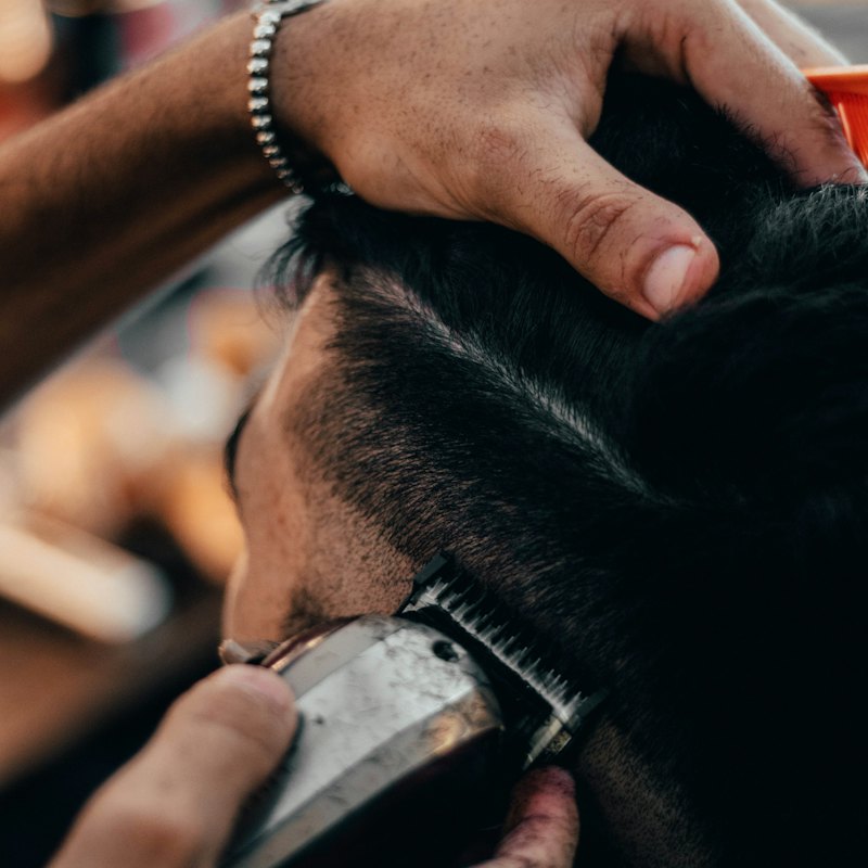 Close detail of a cut in progress