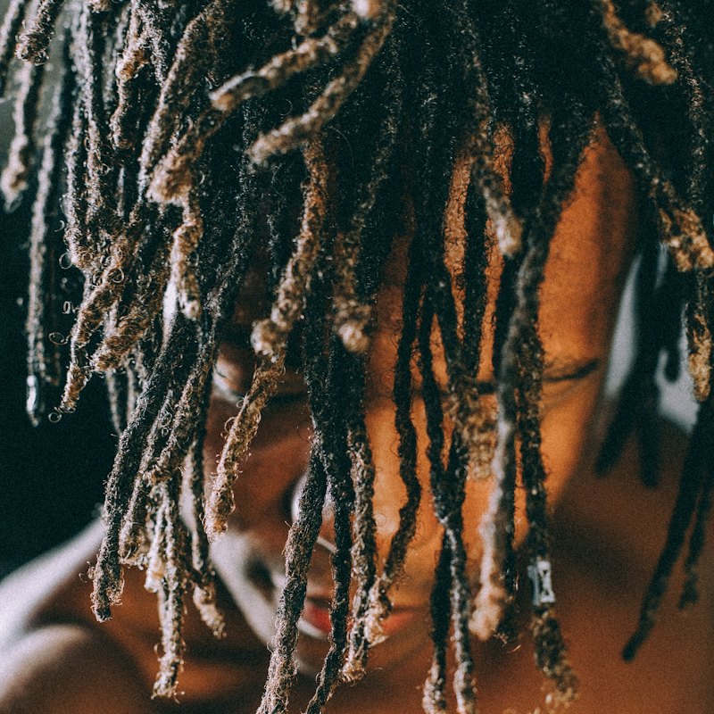 Locs, close detail